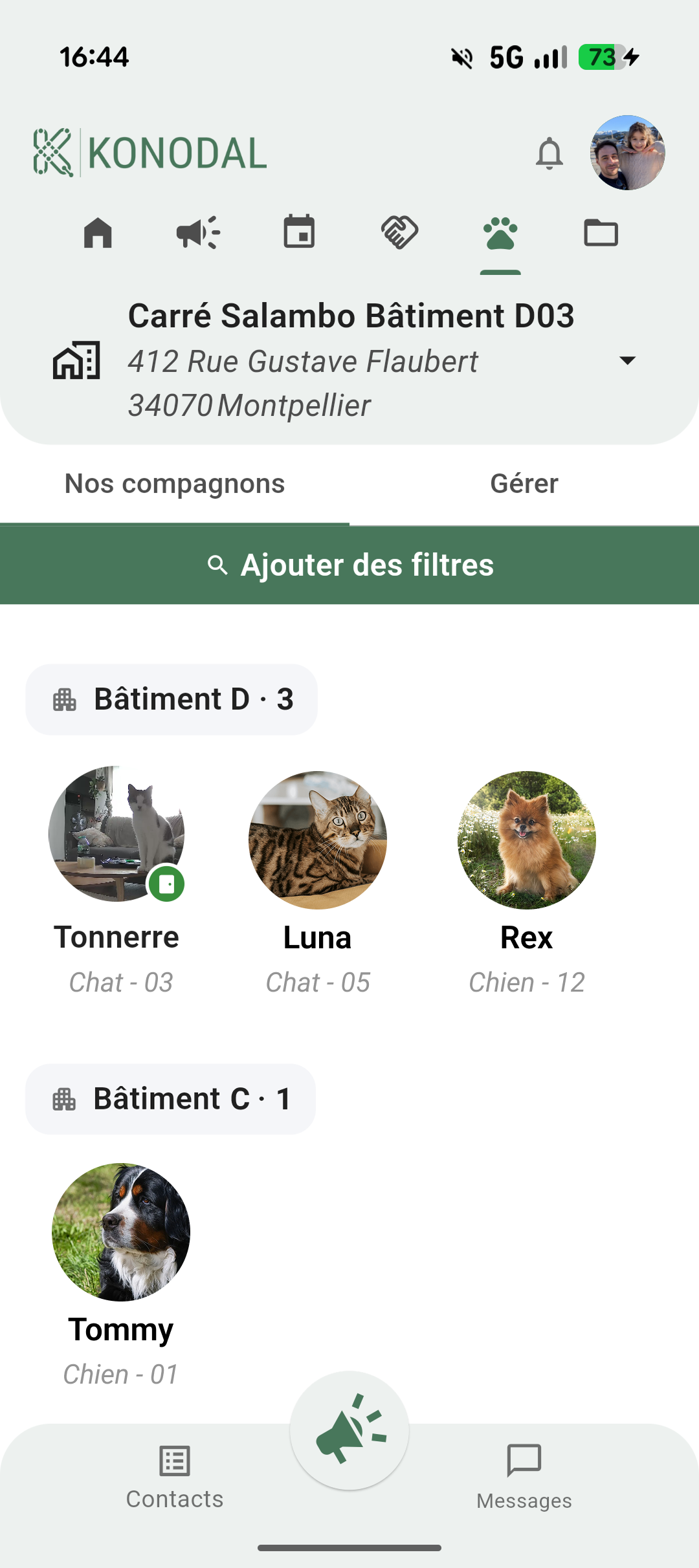 Animaux de compagnie