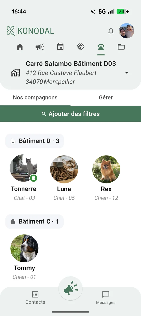 Animaux de compagnie