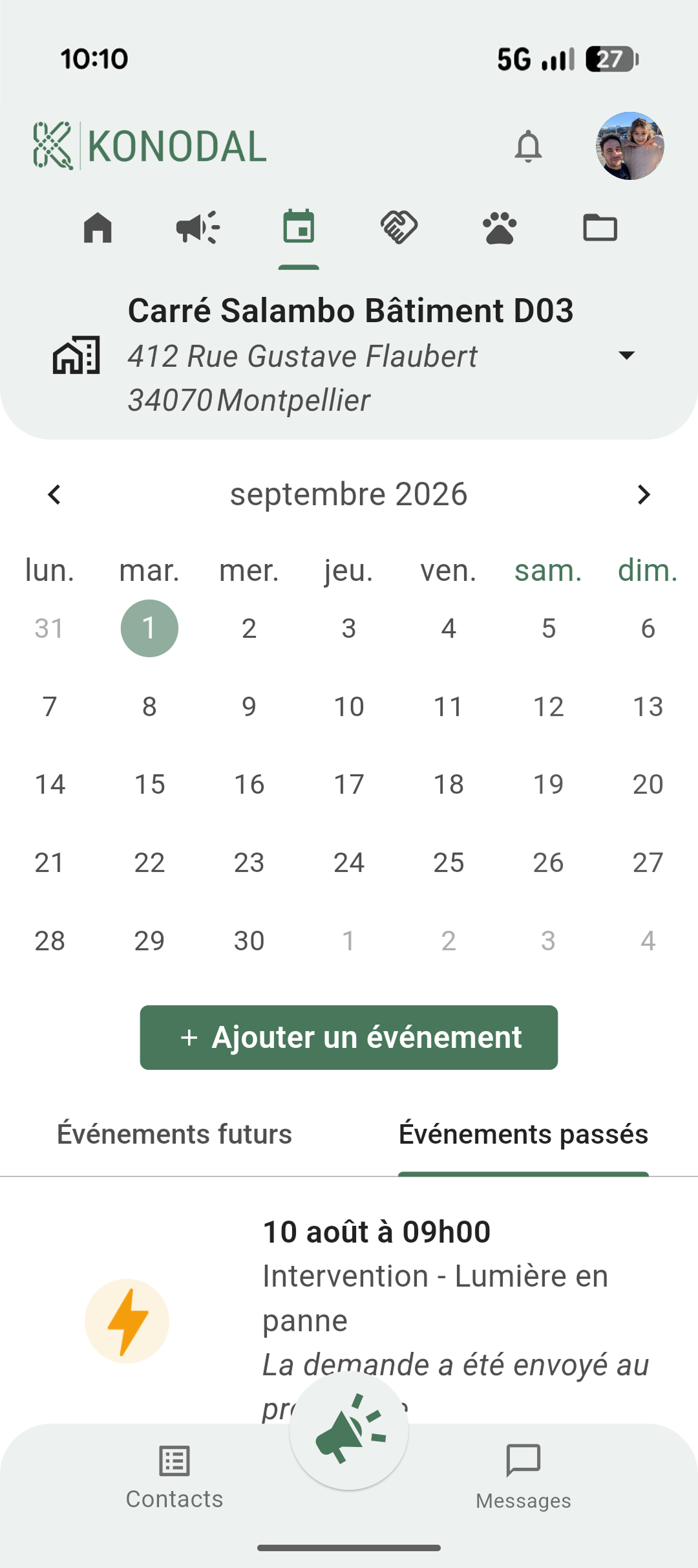 Événements