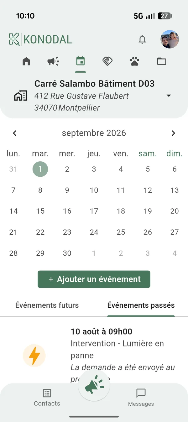 Événements